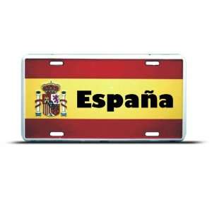  Espana Spain Flag License Plate Wall Sign Automotive