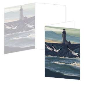  ECOeverywhere Yaquina Light Boxed Card Set, 12 Cards and 