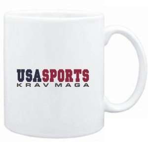    Mug White  USA SPORTS Krav Maga  Sports