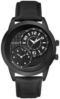 New Guess U11666G2 Two Time Zone Dimensions Mens Watch  