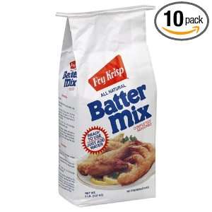 Fry Krisp Old Fashioned Batter Mix, 5 pounds (Pack of 10)  