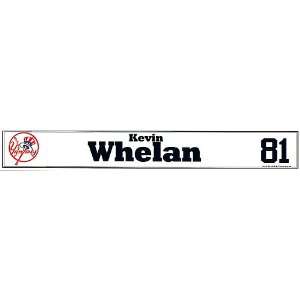  Kevin Whelan #81 2010 Yankees Spring Training Game Used 
