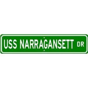 USS NARRAGANSETT ATF 167 Street Sign   Navy  Sports 