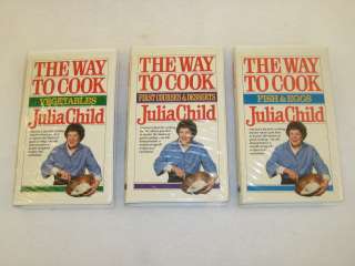 Julia Child THE WAY TO COOK Box Set of 6 Videos  