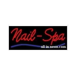  Nails Spa Underline Business LED Sign: Office Products