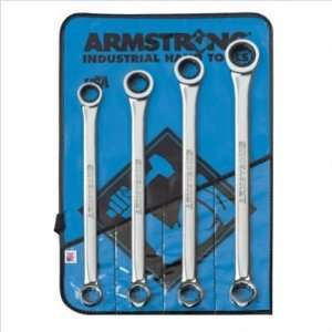 Armstrong 4 Pc. Fractional Geared Box Wrench Set (Roll)  