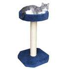   Friends Sisal Scratching Post with Cat Bed   Parts Color Medium Blue