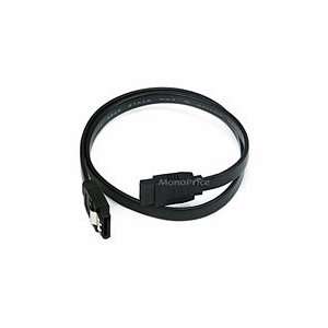   New SATA3 Cables w/Locking Latch / Black   18 Inches Electronics
