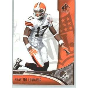 Braylon Edwards   Cleveland Browns   2006 SP Authentic Card # 22   NFL 