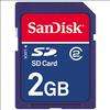 New Sandisk 2GB SD Secure Digital Memory Card + Reader  