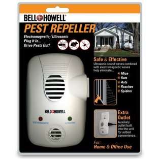 Bell + Howell Electromagnetic Ultrasonic Pest Repeller 