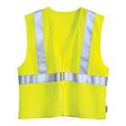 Tri Mountain Mens Big Poly Mesh Safety Vest, Class 2 / Level 2, LIME 