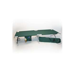   30 Heavy Duty Portable Green Military Style Cot Bed   Holds 375 Lbs
