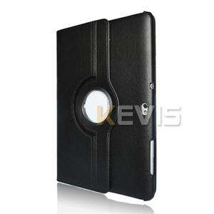   Leather Cover Case Stand Samsung Galaxy Tab 10.1 P7500 P7510 B  