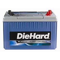  with Exchange)  DieHard Automotive Batteries Marine Batteries