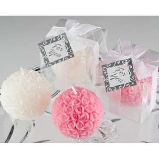Favors&Gifts Favors & Gifts by Kateaspen  1 Of Rose Ball Candle in 