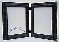 4x5 Black Wood Picture Photo Frame Hinged Verticle New  