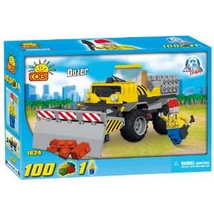   New! COBI Action Town Dozer 100 Piece Building Block Set: Toys & Games