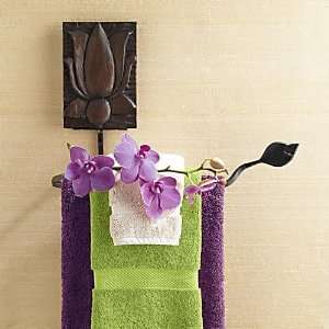 Lotus Square Towel Rack   Gaiam Fair Trade Product:  Home 