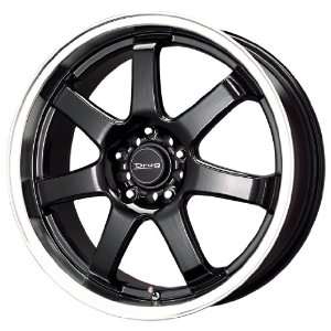  Drag DR 35 Gloss Black Wheel with Machined Lip (18x7.5 