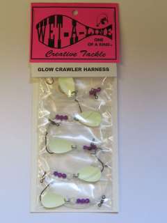 Wet A Line Creative Tackle Glow Crawler Harness Purple  