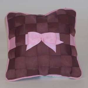  Sisterhood 5100H 303 Bow Pillow   Pink/Cappuccino