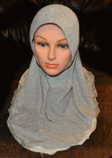 One piece Amira Hijab cotton jersey   Fancy Islamic Scarf Hejab 4 