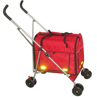   In 1 Red Pet Dog Stroller/Carrier/House/Car Seat at 