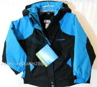   Girls Winter Coat Jacket Sz 4T (Insulated) NWT $90.00 BLK/BLUE  