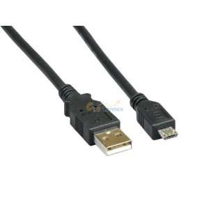  3ft USB2.0 A Male to Micro B Male Cable, Black 