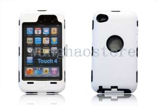 10 Colors! Deluxe Soft Silicone Cover Hard Skin Case for iPod Touch 4 