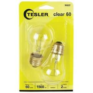   Tesler 60 Watt 2 Pack Clear Ceiling Fan Light Bulbs: Home Improvement