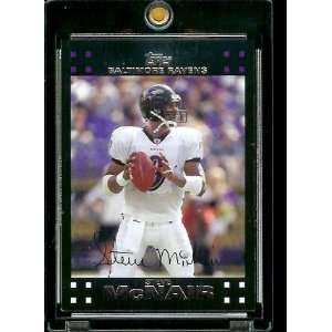 Topps Football # 6 Steve McNair   Baltimore Ravens   NFL Trading Cards 
