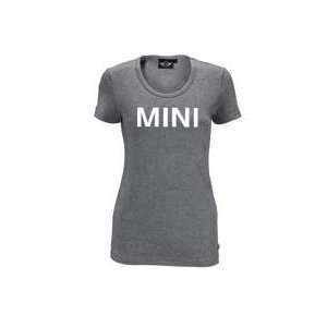  MINI Cooper Ladies Word Mark T Shirt Gray XL (European 