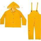 Custom Leathercraft 3 Piece Pvc Yellow Rain Suit