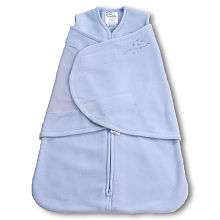 HALO SleepSack Swaddle in Microfleece Wearable Blanket   Blue (Newborn 
