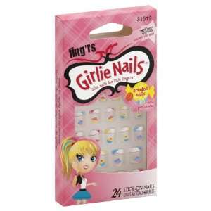  Fingrs Stick On Nails, Scented Nails, 31619 24 nails 