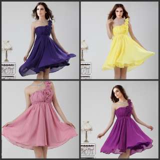 New Short Formal Prom Party Ball Homecoming Colorful Dress 4 color 
