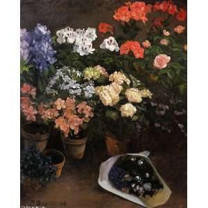  Hand Made Oil Reproduction   Jean Frederic Bazille   32 x 