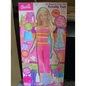  Totally Tall 24 Magnetic Barbie Paper Doll: Toys & Games