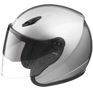  GMAX GM17 SPC Solid Open Face Helmet X Small  Metallic 