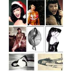 Betty Page Images On Magnet Set 1