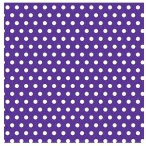  Lets Party By Amscan Purple with Polka Dot Jumbo Gift Wrap 