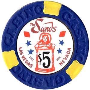  $5 The Sands Casino Fantasy Chip