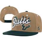   Florida Bulls Khaki/Forest Green Shadow Script Snapback Adjustable Hat