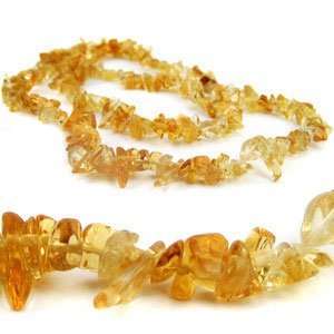  Loose Citrine Chips Beads 