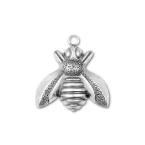    Antique Silver Plated Bumble Bee Charm Arts, Crafts & Sewing