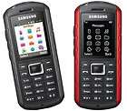 NEW UNLOCKED SAMSUNG B2100 3 PROOF MOBILE CELL PHONE Black/Red  