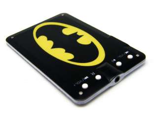 NEW Batman credit card size personal MP3 player for1 8G TF Card  