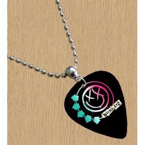 Blink 182 (Black) Premium Guitar Pick Necklace Musical 